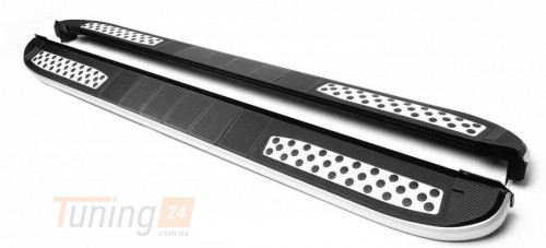 Erkul Боковые пороги площадки из алюминия Tayga V2 для Acura MDX 3 2013-2015 - Картинка 2