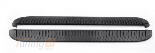 Erkul Боковые пороги площадки из алюминия Tayga Black для Kia Sorento UM 2014-2020 - Картинка 1