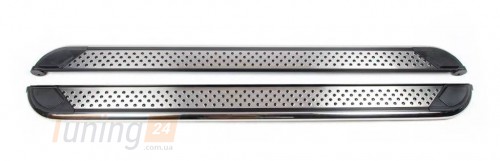 Erkul Боковые пороги площадки из алюминия Maydos V2 для Peugeot 4008 2012+ - Картинка 1