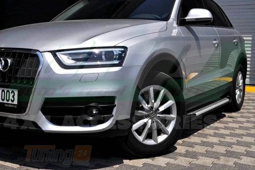 Erkul Бічні пороги алюмінієвого майданчика Allmond для Audi Q3 2014-2019 - Зображення 2