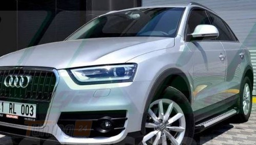 Erkul Бічні пороги алюмінієвого майданчика Allmond для Audi Q3 2014-2019 - Зображення 4