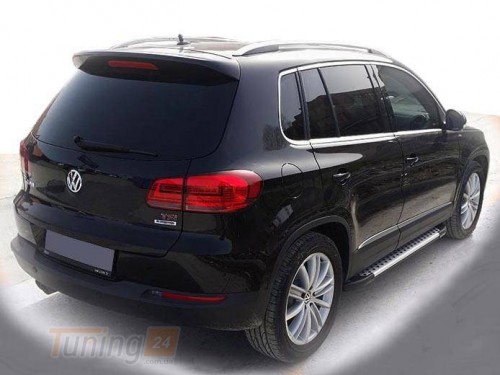 Erkul Бічні пороги майданчика з алюмінію Allmond Grey для Volkswagen Tiguan 2007-2016 - Зображення 1