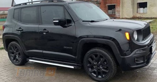 Erkul Боковые пороги площадки из алюминия Maya V1 для Jeep Renegade 2014+ - Картинка 3