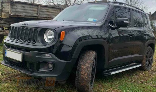 Erkul Боковые пороги площадки из алюминия Maya V1 для Jeep Renegade 2021+ - Картинка 1