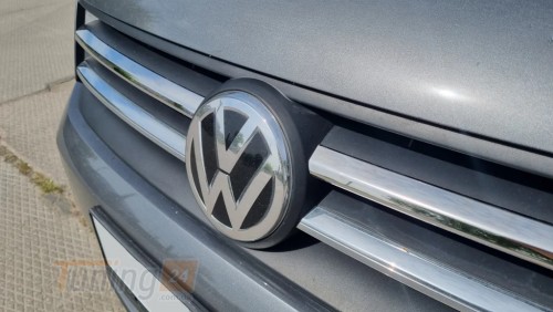 Carmos Хром накладки на решетку радиатора для Volkswagen Caddy 2015-2020 из нержавейки 2шт - Картинка 1