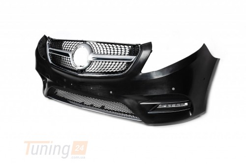 Cixtai Накладка на решетку радиатора для Mercedes V-class W447 2015-2019 Diamond - Картинка 2