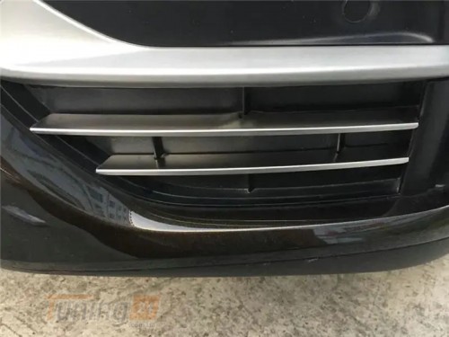 Libao Хром накладки на решетку бампера для BMW X6 F16 2014-2019 - Картинка 3