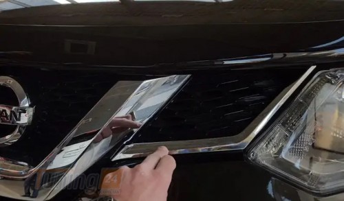 Libao Хром накладки на решетку радиатора для Nissan Rogue 2014-2016 - Картинка 1
