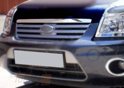 Omsa Хром накладка на кромку капота для Ford Connect 2010-2013 из нержавейки 1шт - Картинка 1