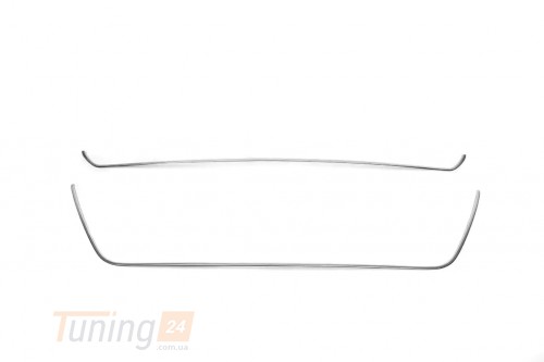 Omsa Хром накладки на окантовку решетки радиатора для Hyundai I20 2014-2018 из нержавейки 2шт - Картинка 2