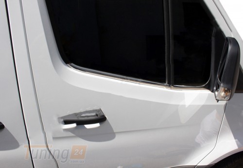Omsa Хром молдинги нижней окантовки стекол для Mercedes Sprinter 2018+ 4шт - Картинка 1