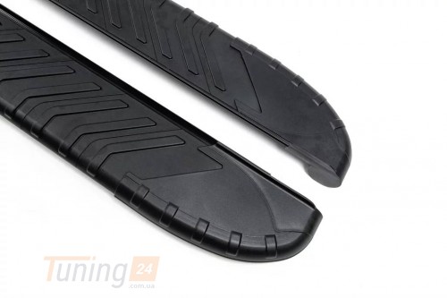 Erkul Боковые пороги площадки из алюминия Bosphorus Black для Nissan Pathfinder R51 2010-2014 - Картинка 3