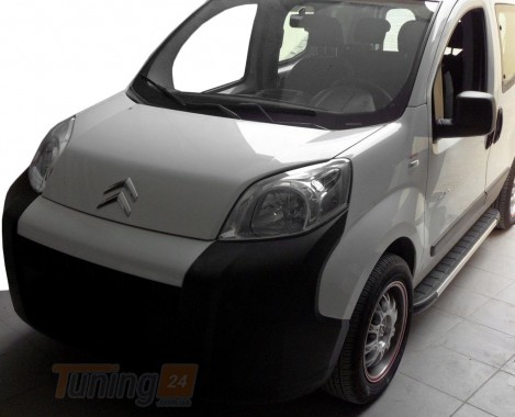 Erkul Боковые пороги площадки из алюминия Duru для Fiat Qubo 2008+ - Картинка 1