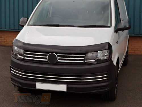 Omsa Хром накладки на решетку радиатора для Volkswagen T6 2015-2019 из нержавейки 4шт - Картинка 2