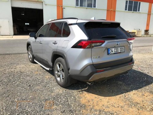 Erkul Боковые пороги площадки из алюминия Fullmond для Toyota RAV4 2019+ - Картинка 6