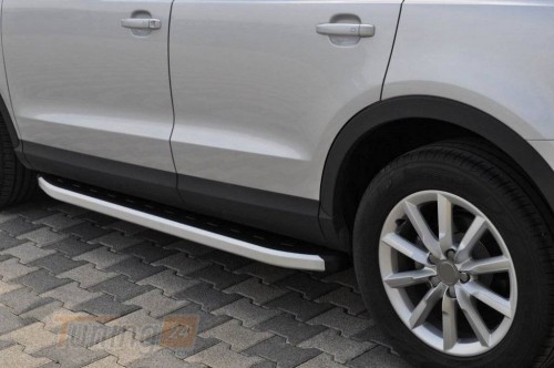 Erkul Боковые пороги площадки из алюминия Fullmond для Mazda CX-3 2015+ - Картинка 1