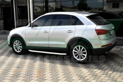 Erkul Бічні пороги алюмінієвого майданчика Fullmond для Audi Q3 2014-2019 - Зображення 1