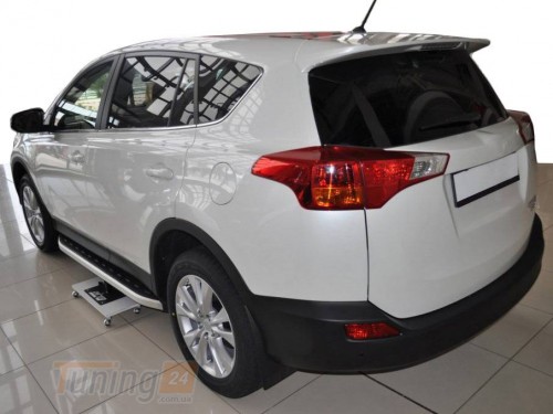 Erkul Бічні пороги майданчика з алюмінію Fullmond для Toyota RAV4 2013-2015 - Зображення 1