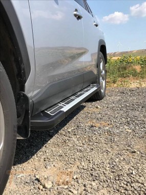 Erkul Боковые пороги площадки из алюминия Sunrise для Toyota RAV4 2019+ - Картинка 3