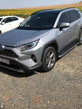 Erkul Боковые пороги площадки из алюминия Maydos V2 для Toyota RAV4 2019+ - Картинка 3