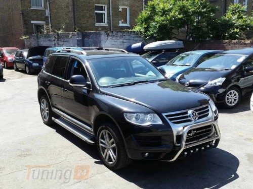 Erkul Бічні пороги алюмінієвого майданчика Allmond Grey для Volkswagen Touareg 2002-2010 - Зображення 2