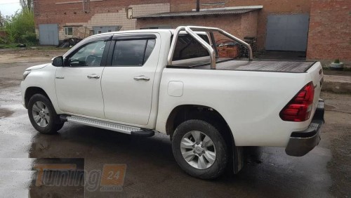 Erkul Бічні пороги алюмінієвого майданчика Allmond Grey для Toyota Hilux 2015-2019 - Зображення 4