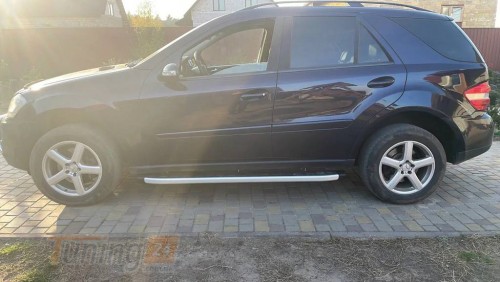 Erkul Бічні пороги майданчика з алюмінію Fullmond для Mercedes-Benz ML W164 2005-2011 - Зображення 3