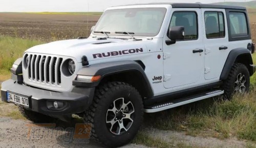 Erkul Боковые пороги площадки из алюминия Tayga V2 для Jeep Wrangler (JL) 2018+ - Картинка 1