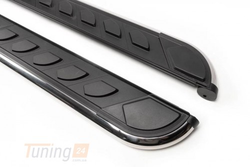 Erkul Боковые пороги площадки из алюминия Maydos V1 для Nissan Pathfinder R52 2014+ - Картинка 3