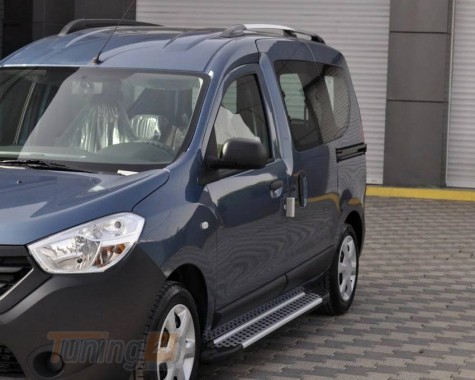 Erkul Бічні пороги алюмінієвого майданчика Allmond Grey для Renault Dokker 2012  - Зображення 1