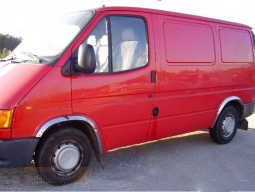 Carmos Хром накладки на арки для Ford Transit 1991-2000 из нержавейки 4шт - Картинка 3