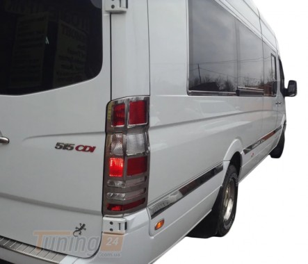 Carmos Хром накладки на стопи для Mercedes Sprinter 2006-2013 з нержавіючої сталі 2шт - Зображення 1