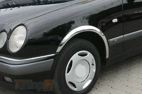 Carmos Хром накладки на арки для Mercedes E-сlass W210 1995-2002 из нержавейки 4шт - Картинка 4