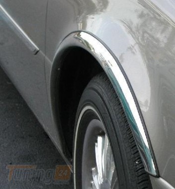 Carmos Хром накладки на арки для Mercedes S-сlass W126 1979-1991 з нержавіючої сталі 4шт - Зображення 2