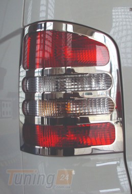 Carmos Хром накладки на стопы для Volkswagen T5 рестайлинг 2010-2015 из нержавейки 1 дверь 2шт - Картинка 2