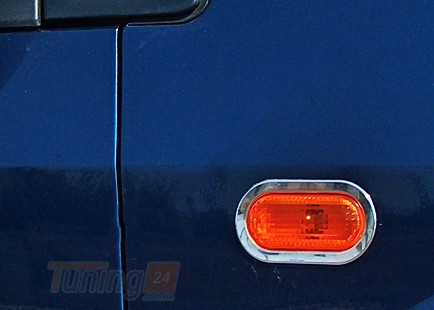 Carmos Хром окантовка поворотников для Ford Fiesta 2002-2008 из нержавейки 2шт - Картинка 1