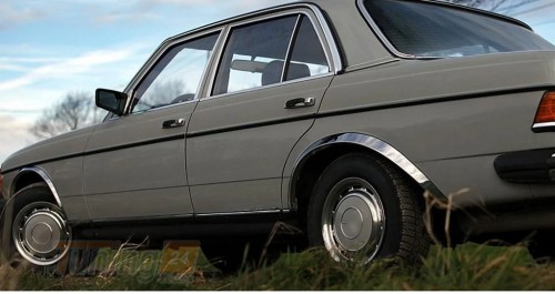 Carmos Хром накладки на арки для Mercedes W123 1975-1986 з нержавіючої сталі 4шт - Зображення 4