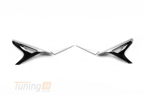Libao Хром накладки на стопы для Lexus NX 2014-2021 из ABS-пластика 2шт - Картинка 1