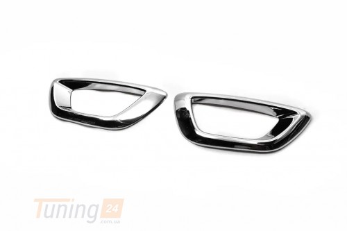 Libao Хром накладки на противотуманки для Kia Sportage 2010-2015 из ABS-пластика для модели R 2шт - Картинка 1