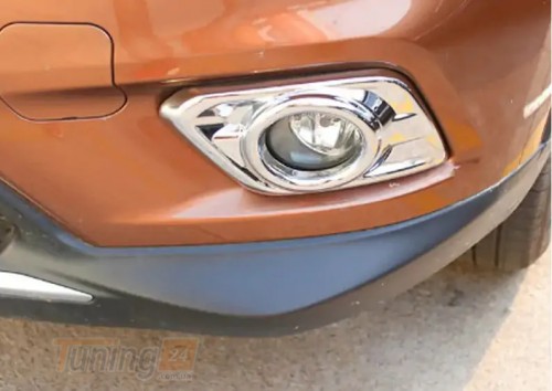 Libao Хром накладки на противотуманки для Nissan X-Trail T32 2014-2021 из ABS-пластика 2шт - Картинка 1