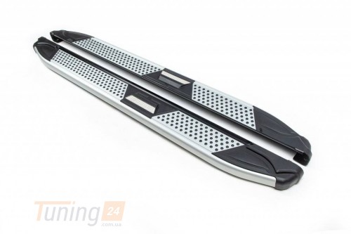 Erkul Боковые пороги площадки из алюминия Mevsim Grey для Mercedes-benz GL X164 2006-2012 - Картинка 2