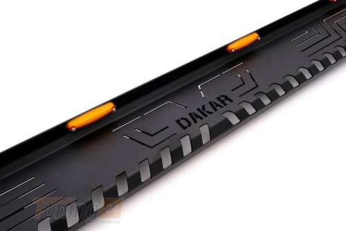 Omsa Боковые пороги площадки из металла Dakar V1 с LED для Isuzu D-Max 2011-2019 - Картинка 3