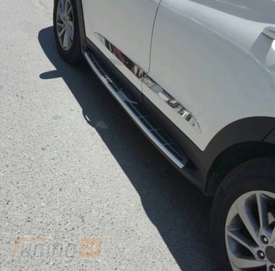 NIKEN Боковые оригинальные пороги V1 для Hyundai Tucson 3 TL 2015-2020 - Картинка 3