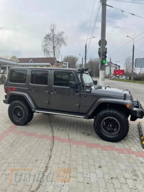 Cixtai Бічні пороги Black для Jeep Wrangler (JK) 2007-2018 - Зображення 2