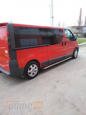 Erkul Боковые пороги площадки из алюминия Maya V1 для Renault Trafic 2014-2019 - Картинка 2