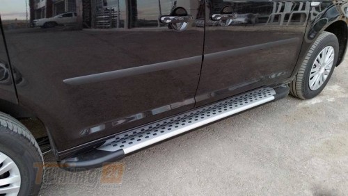 Erkul Боковые пороги площадки из алюминия X5-тип для Volkswagen Caddy 3 2010-2015 - Картинка 1