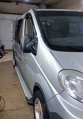 Erkul Бічні пороги алюмінієвого майданчика Allmond Grey для Opel Vivaro 2001-2014 - Зображення 1