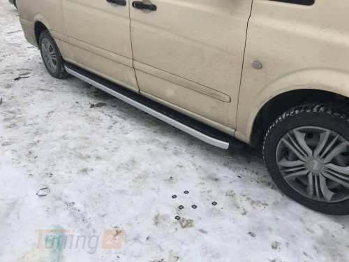 Erkul Боковые пороги площадки из алюминия Fullmond для Mercedes-benz Vito W639 2003-2010 - Картинка 3