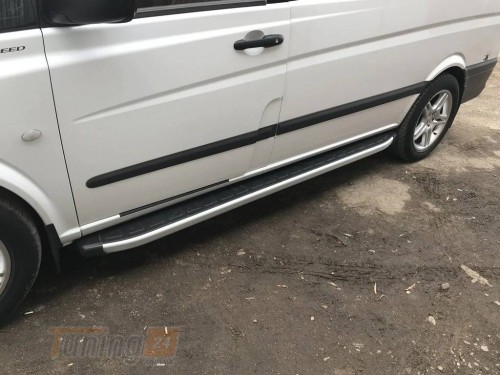 Erkul Боковые пороги площадки из алюминия Fullmond для Mercedes-benz Vito W639 2003-2010 - Картинка 4