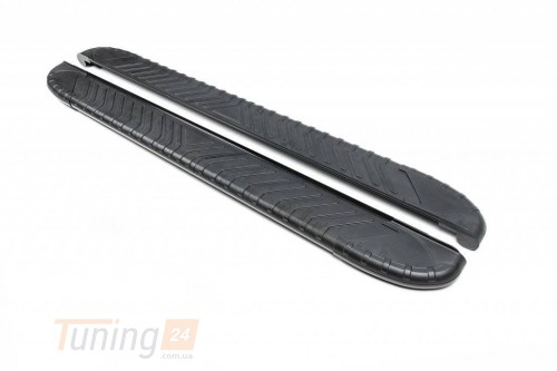 Erkul Боковые пороги площадки из алюминия Bosphorus Black для Mercedes-benz Citan W415 2012+ - Картинка 2